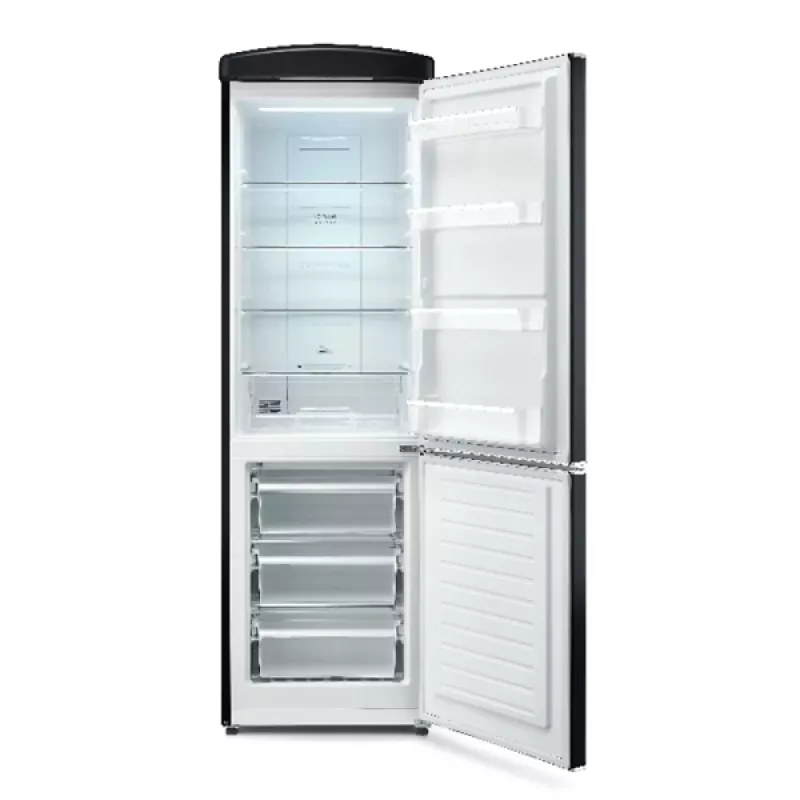 Šaldytuvas-šaldiklis Severin RKG 8998, 315 L, juodas, No Frost, Multi-Airflow