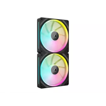 CORSAIR iCUE Link LX140 ARGB 140 mm korpuso ventiliatoriai - 2 vnt. rinkinys, juodi