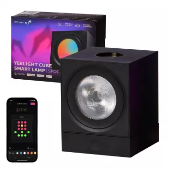 Žaidimų apšvietimo plokštė YEELIGHT SMART CUBE LIGHT SPOT bazė (YLFWD-0008) Juoda