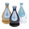 Minimu aromaterapijos difuzorius su LED apšvietimu, 400 ml, baltas