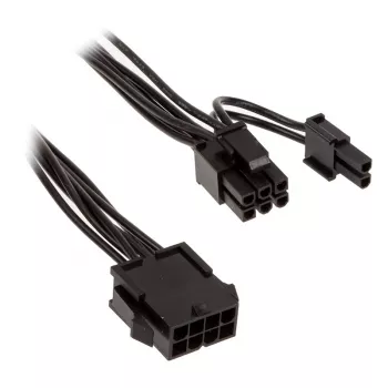 Maitinimo laidas Kolink PCIe 8-pin į ATX/EPS 8-pin 0.35 m juodas