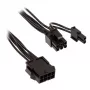Maitinimo laidas Kolink PCIe 8-pin į ATX/EPS 8-pin 0.35 m juodas