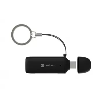 Kortelių skaitytuvas NATEC SCARAB C SD/Micro SD USB 3.2 Gen 1 Juodas (NCZ-2365)