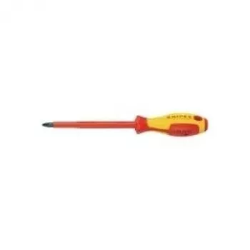Knipex VDE Phillips atsuktuvas PZ 0, antgalio ilgis 60 mm, DIN EN 60900 (98 25 00)