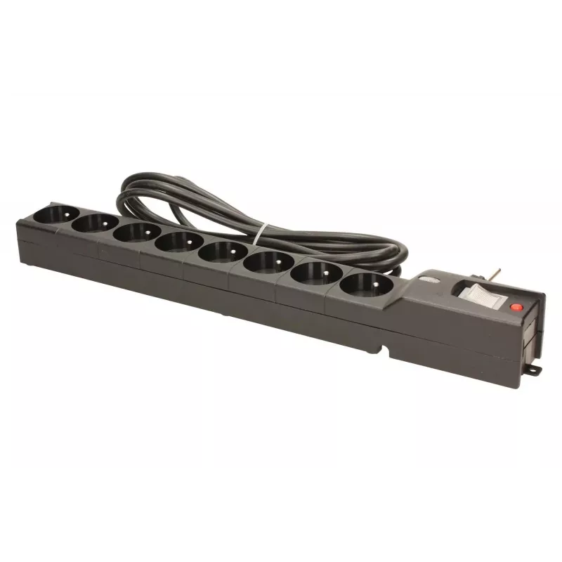Lestar Lxa 816 Ga apsauginis filtras, 8 lizdai, 3m, juodas