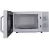 Mikrobangų krosnelė Sharp R204WA, sidabrinė/balta, 20 L, 800 W