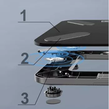 Išmaniosios vonios svarstyklės Extralink Home, Bluetooth