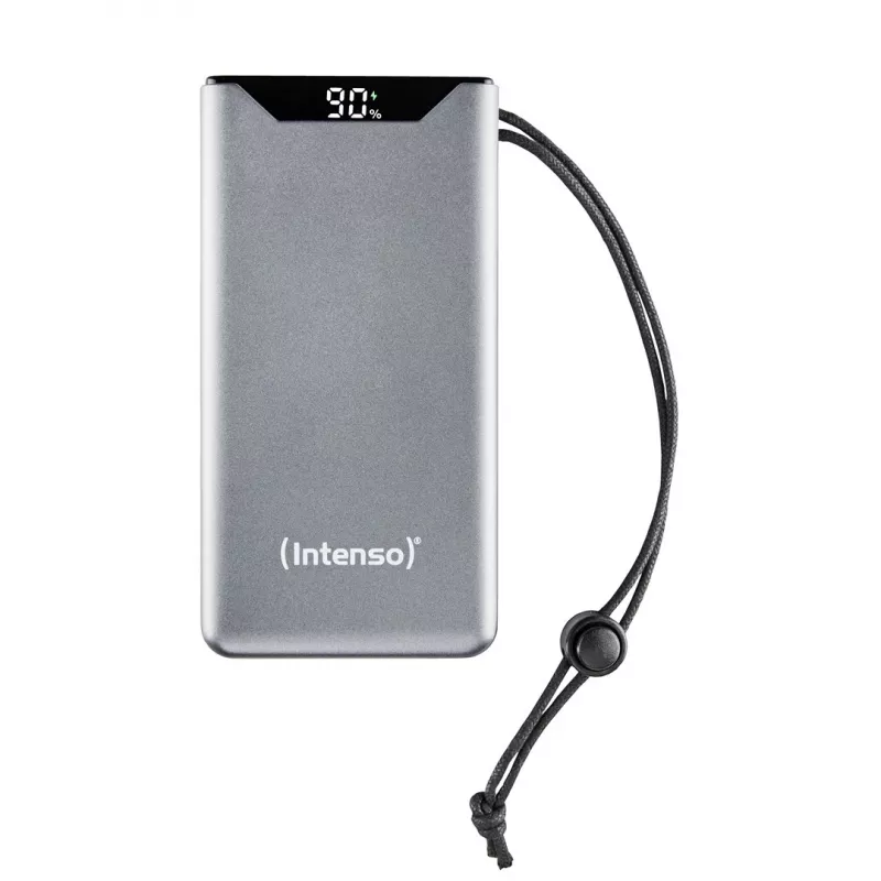 Power bank INTENSO 7332054 — 20000 mAh, PD 3.0 & QC 3.0, 20 W, USB-A + USB-C, pilka