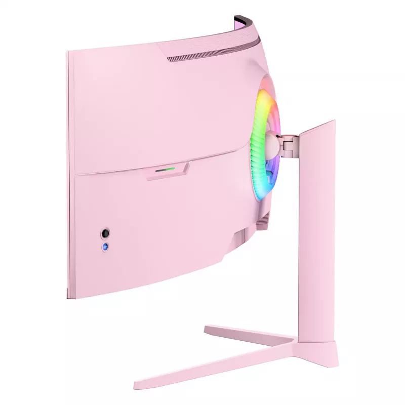 Išlenktas monitorius Arozzi Nova 49 inch (124,5 cm) Dual QHD 5120×1440 LED VA 32:9 4 ms Rožinis