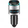 FM siųstuvas 4smarts 456201 Cigar Lighter Juodas Sidabrinis AM FM Bluetooth