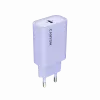 Sieninis įkroviklis CANYON OnCharge 30CL, 30W USB-C PD, 1x PD išėjimas, EU kištukas, Purpurinis