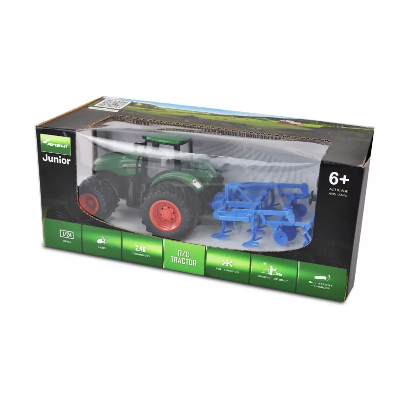Traktorius Amewi 22640 Elektrinis variklis 1:24 Nuo 6 metų