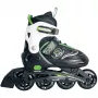 Verstellbare Kinderinliner Gr. 37-40, Inline-Skates grün/schwarz