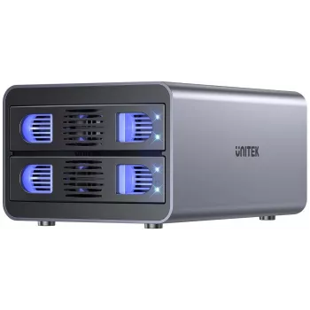 Išorinis RAID korpusas Unitek S1308B01-EU, 2.5/3.5 colio diskams, iki 40TB, 5 Gb/s sąsaja