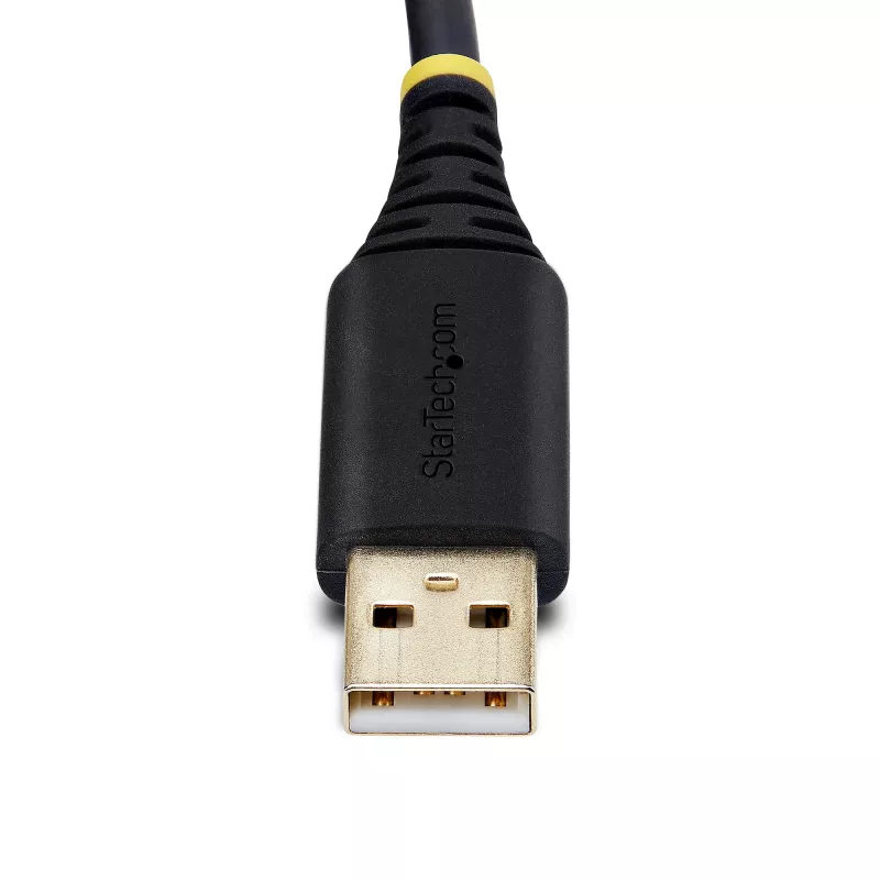 StarTech.com 13ft (4m) 2 prievadų USB į nuoseklųjį adapterio kabelis, keičiami DB9 varžtai/veržlės, COM išlaikymas, USB-A į DB9 RS232, FTDI, 4 lygio ESD apsauga, Windows/macOS/ChromeOS/Linux – tvirta TPE konstrukcija