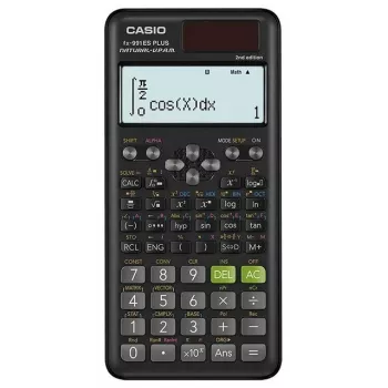 Mokslinis skaičiuotuvas CASIO FX-991ES PLUS 2 Pocket – 12 skaitmenų, saulės ir baterija, 162×77×11 mm, 95 g