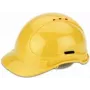 Apsauginis šalmas Cimco 140202 – polietileninis šalmas, baltas/geltonas, 350 g
