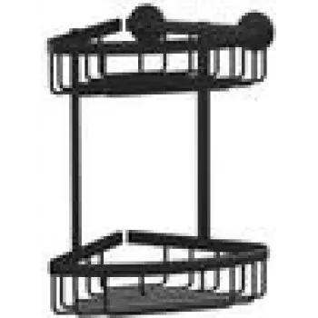 tesa 40507-00000-00 ALUXX BLACK kampinė lentynėlė lipni Juoda (matinė) (40507-00000-00)