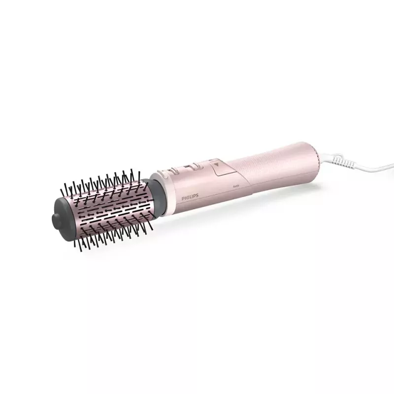 Karšto oro šukų volas Philips 7000 serijos BHA735/00 — 1000 W, 3 temperatūros nustatymai, 3–5 cm šepetys, 1,8 m laidas, rožinė
