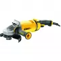 Kampinis šlifuoklis DEWALT 180 mm, 2400 W, 8500 aps./min., dvirankis