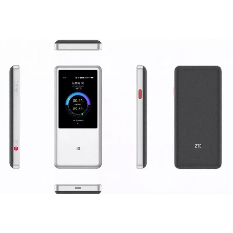 Maršrutizatorius ZTE U60 Dviejų juostų Wi‑Fi 802.11ac | 2,4/5 GHz, NanoSIM, USB‑C, 64 įrenginiai