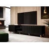 Cama RTV spintelė PAFOS 200x42x52 juodas matinis