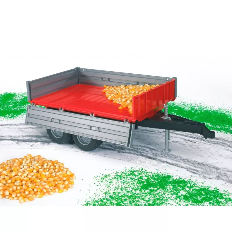 Žaislinis transporto priemonės modelis BRUDER 02019 priekaba 1:16