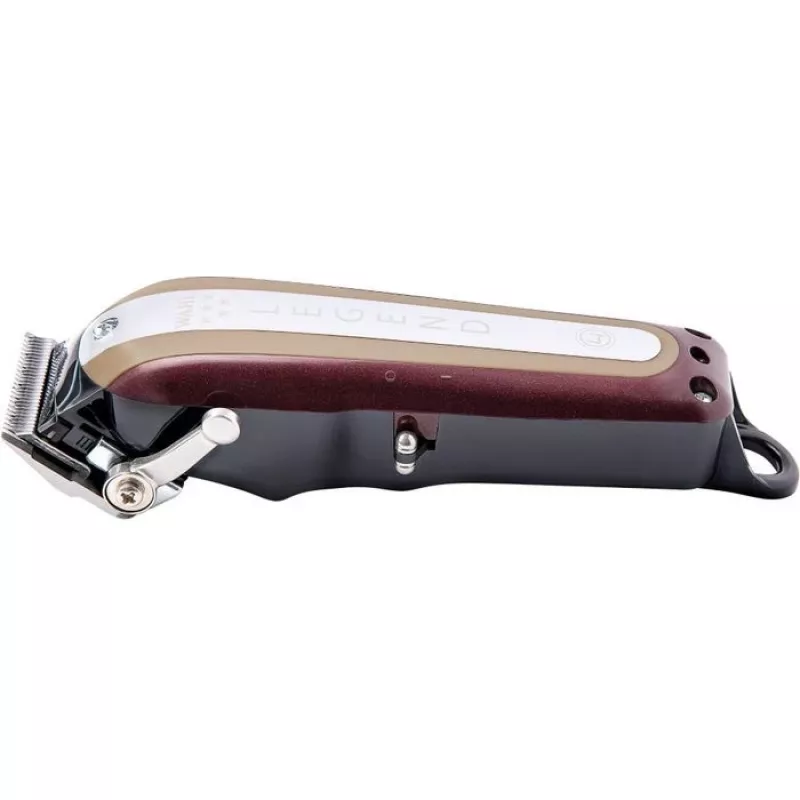 WAHL Cordless Legend Burgundinė, Sidabrinė Ličio jonų (Li-Ion) belaidė mašinėlė