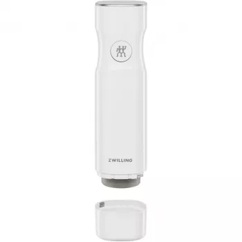 Vakuuminis siurblys ZWILLING FRESH & SAVE baltas, baterija 3,7V, MicroUSB įkrovimas, 190×50×50 mm, 330 g