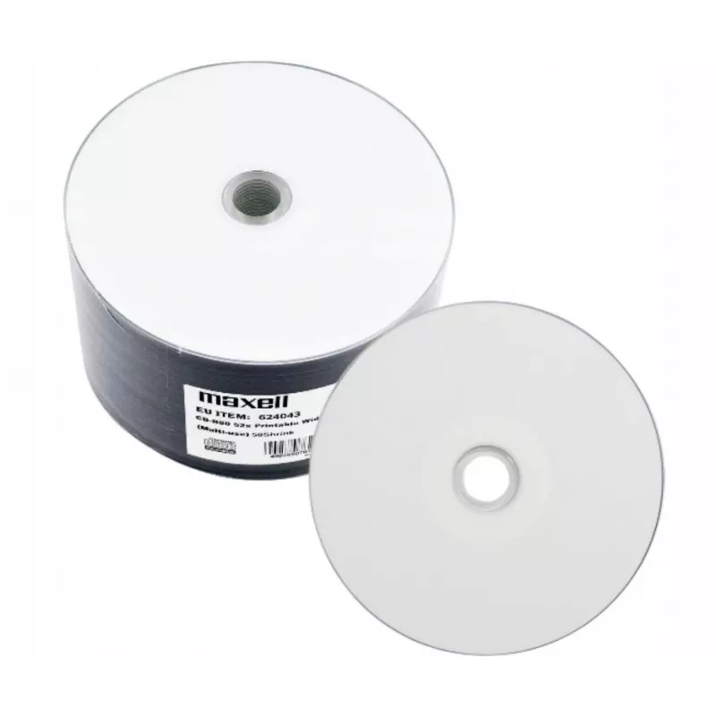 MAXELL CD-R 700MB 50 vnt. 52x80 min, verpstė, spausdinimui