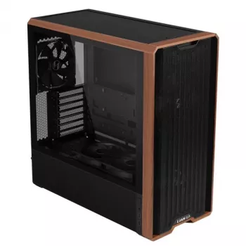 Kompiuterio korpusas Lian Li Lancool LAN217X Midi Tower Juodas, Medis