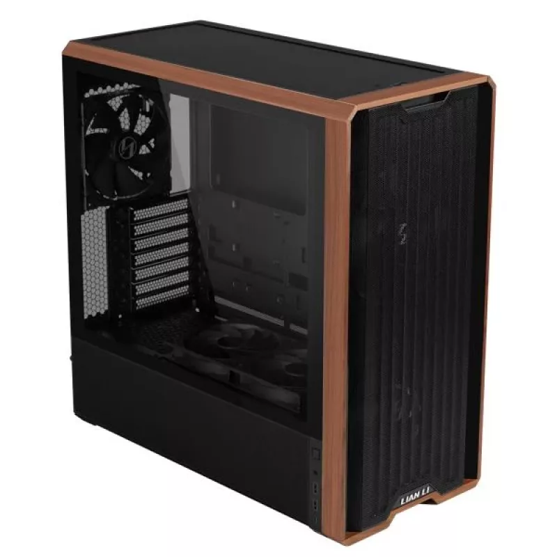 Kompiuterio korpusas Lian Li Lancool LAN217X Midi Tower Juodas, Medis