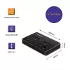 Qoltec 50310 Docking stotelė 2x SSD M.2 SATA NGFF USB Type C