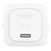Belkin BoostCharge 30W USB-C greitasis kroviklis nešiojamiesiems kompiuteriams, išmaniesiems telefonams, planšetėms, balta