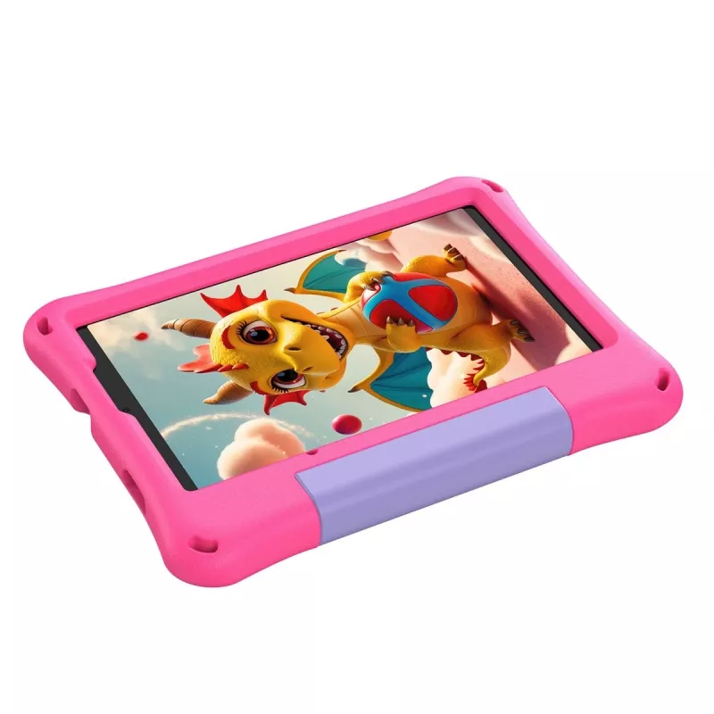 Planšetinis kompiuteris vaikams UleFone Tab A9 Pro Kids, 4 GB RAM, 128 GB atminties, LTE, rožinė