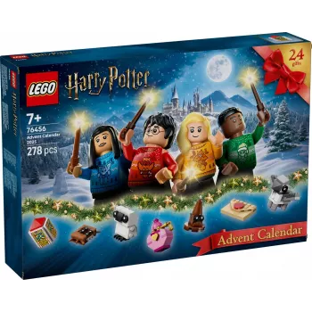LEGO Harry Potter Advent Calendar 2025 76456 – statybinis žaislas, 278 dalių, 8 minifigūrėlės, 7+