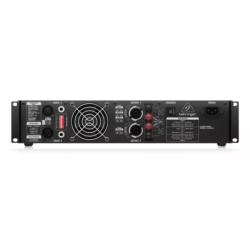 Behringer EP2000 garso stiprintuvas Performance/scena Juoda