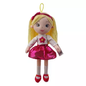 TULILO Eliza skudurinė lėlė 38 cm minkštas žaislas žaidimui ir dekoravimui