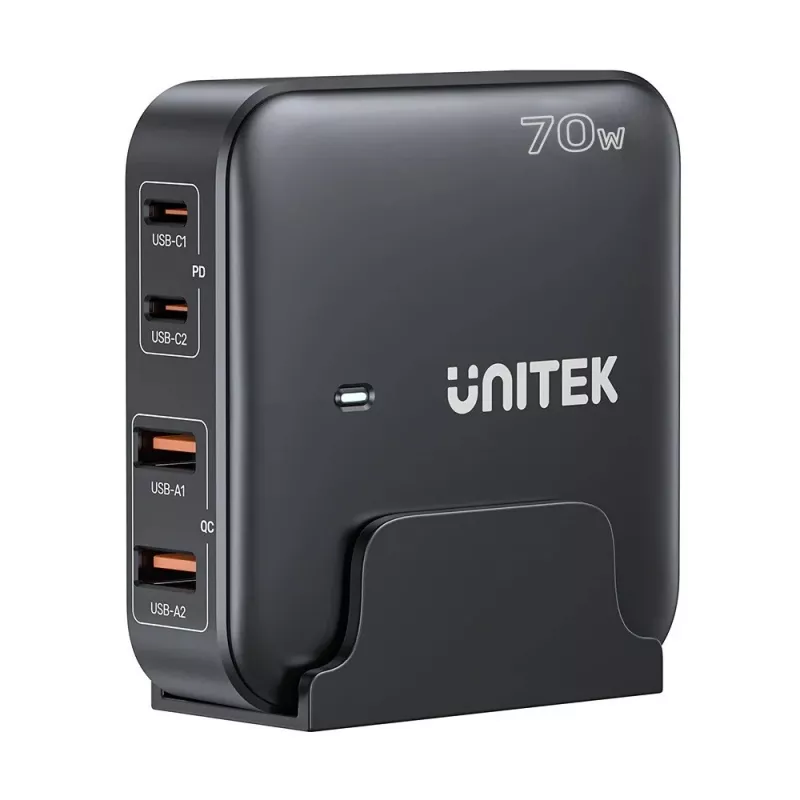 Įkroviklis mobiliems įrenginiams UNITEK P1228ABK01-EU Universal Black AC Greitasis įkrovimas