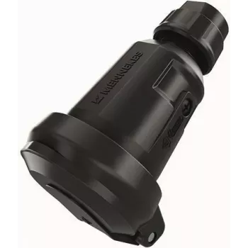 Mennekes mova SCHUKO juoda 16A 2p+PE IP54 (158071)