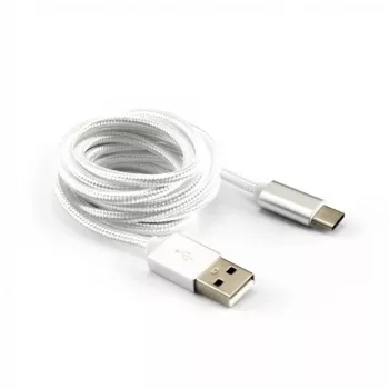 Sbox USB-TYPEC-15W USB-A į USB-C laidas, 1.5 m, kokoso baltumo