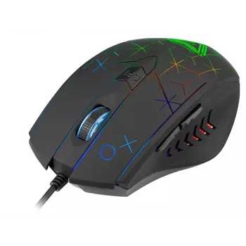 Tracer GAMEZONE XO – laidas USB optinė pelė, 6 mygtukai, juoda
