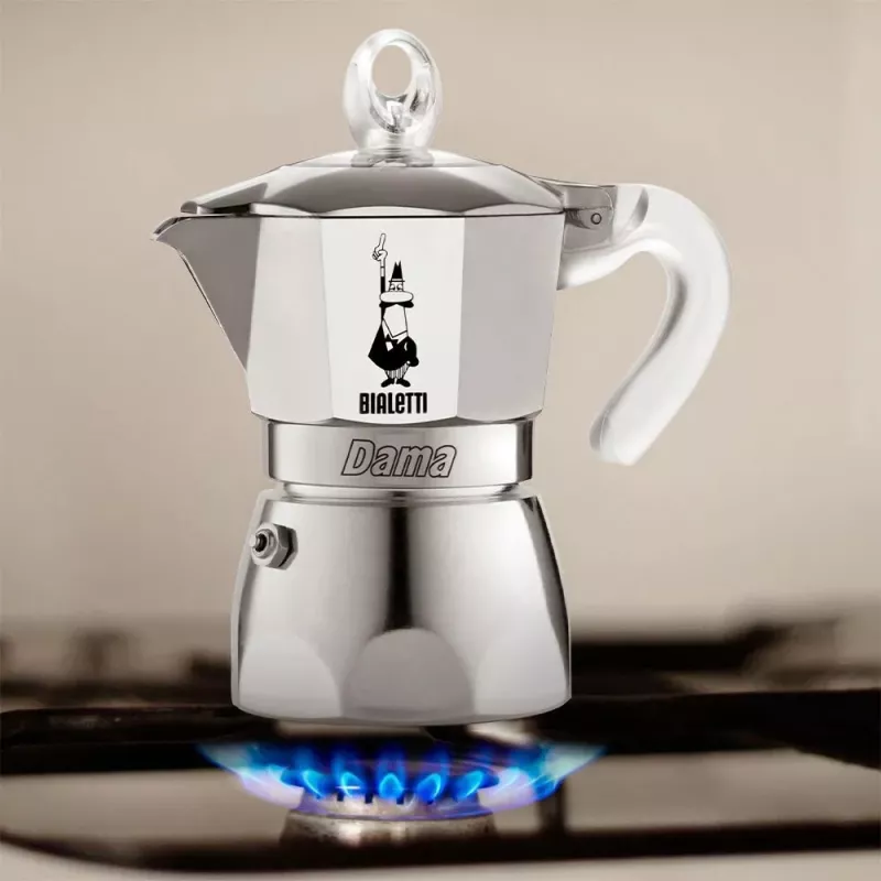 Kavos virimo aparatas BIALETTI Dama Pure Ice 3TZ 0002273 – moka puodas viryklei, 3 puodeliams