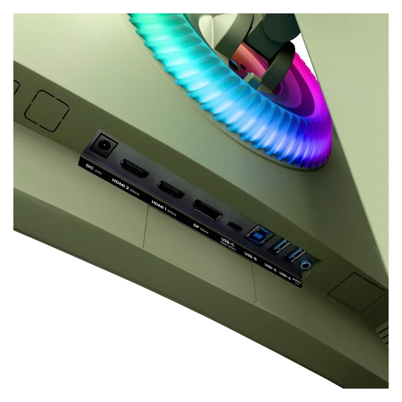 Išlenktas kompiuterio monitorius Arozzi Nova 49 colių (124,5 cm) Dual QHD 5120×1440 LED VA, 4 ms, Žalias