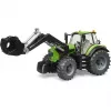 BRUDER Deutz-Fahr 8280 TTV traktorius su priekiniu krautuvu TUR 03161