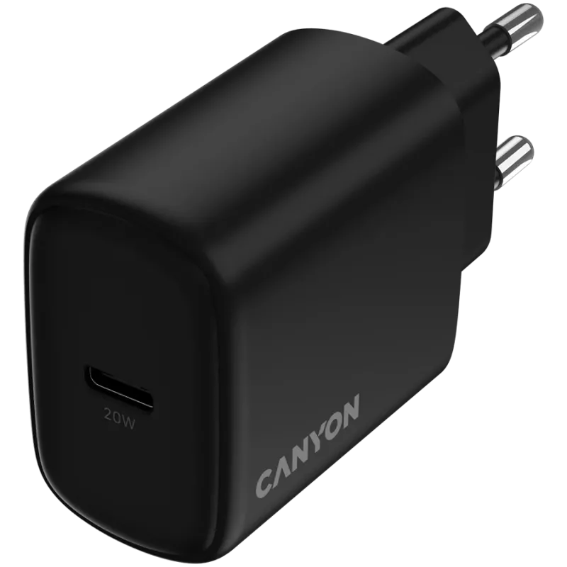 CANYON OnCharge 200 20W 1xPD EU juodas