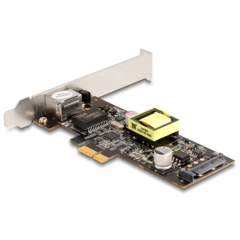 DeLOCK 88506 PCI Express x1 tinklo plokštė, 1 x RJ45 2,5 Gigabit LAN PoE+