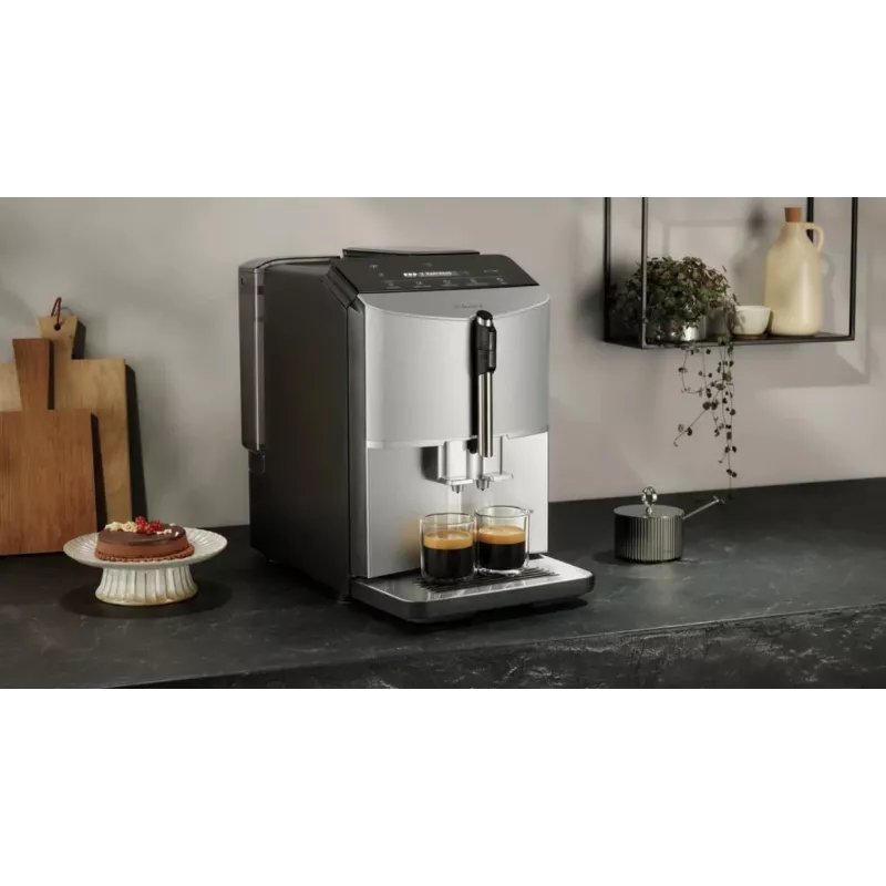 Siemens TF303E01 EQ300 espreso aparatas (sidabrinis; 1300W)