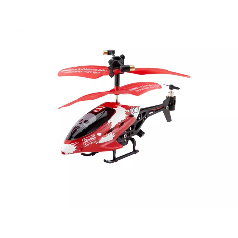 Sraigtasparnis RC Revell TOXI elektrinis variklis, LiPo 75 mAh, 15 g, baltas/raudonas/juodas