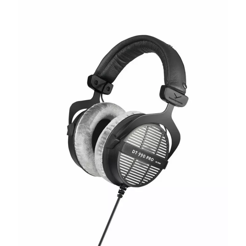 Studijinės ausinės Beyerdynamic DT 990 PRO 80 Ω, laidinės, uždengiančios ausis, 3 m laidas, juodos